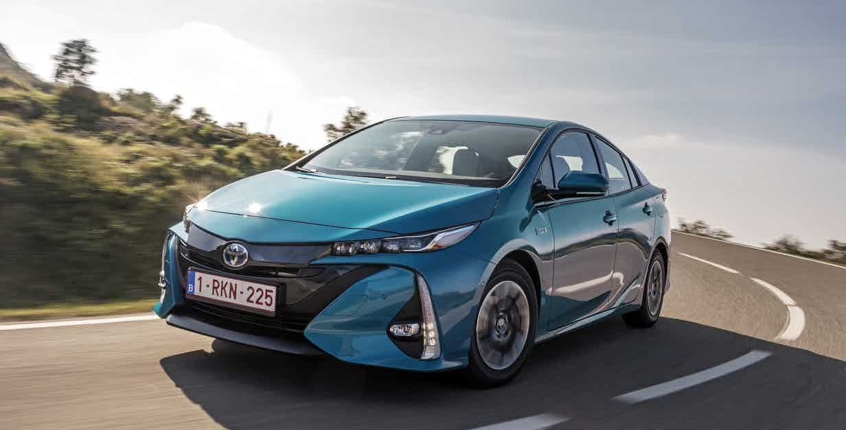 Toyota Prius Front Blau