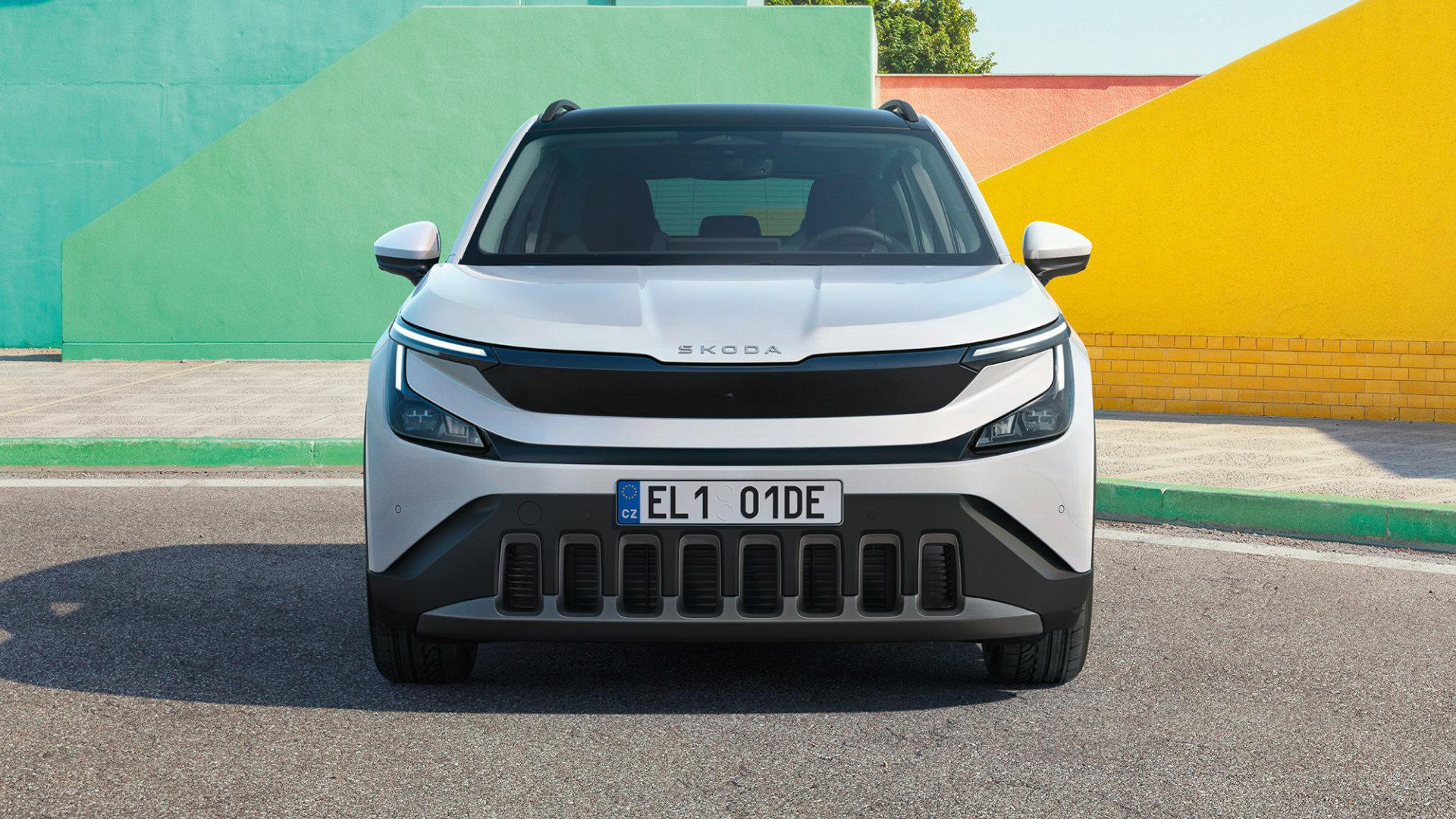 Skoda Epiq Exterieur Front stehend